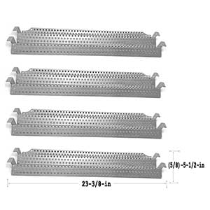 Viking VGBQ412T, VGBQ530-4RT/E, VGBQ530T, VGBQ532-3RT/E, VGBQ532T Stainless Steel Heat Shield, Set of 4